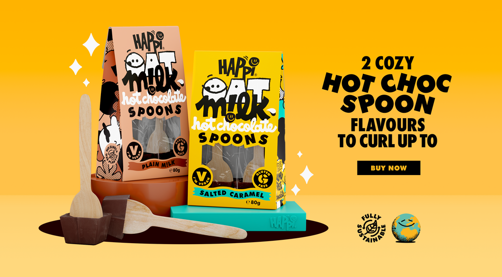 Happi's Vegan Friendly Hot Chocolate Spoons & Stirrers