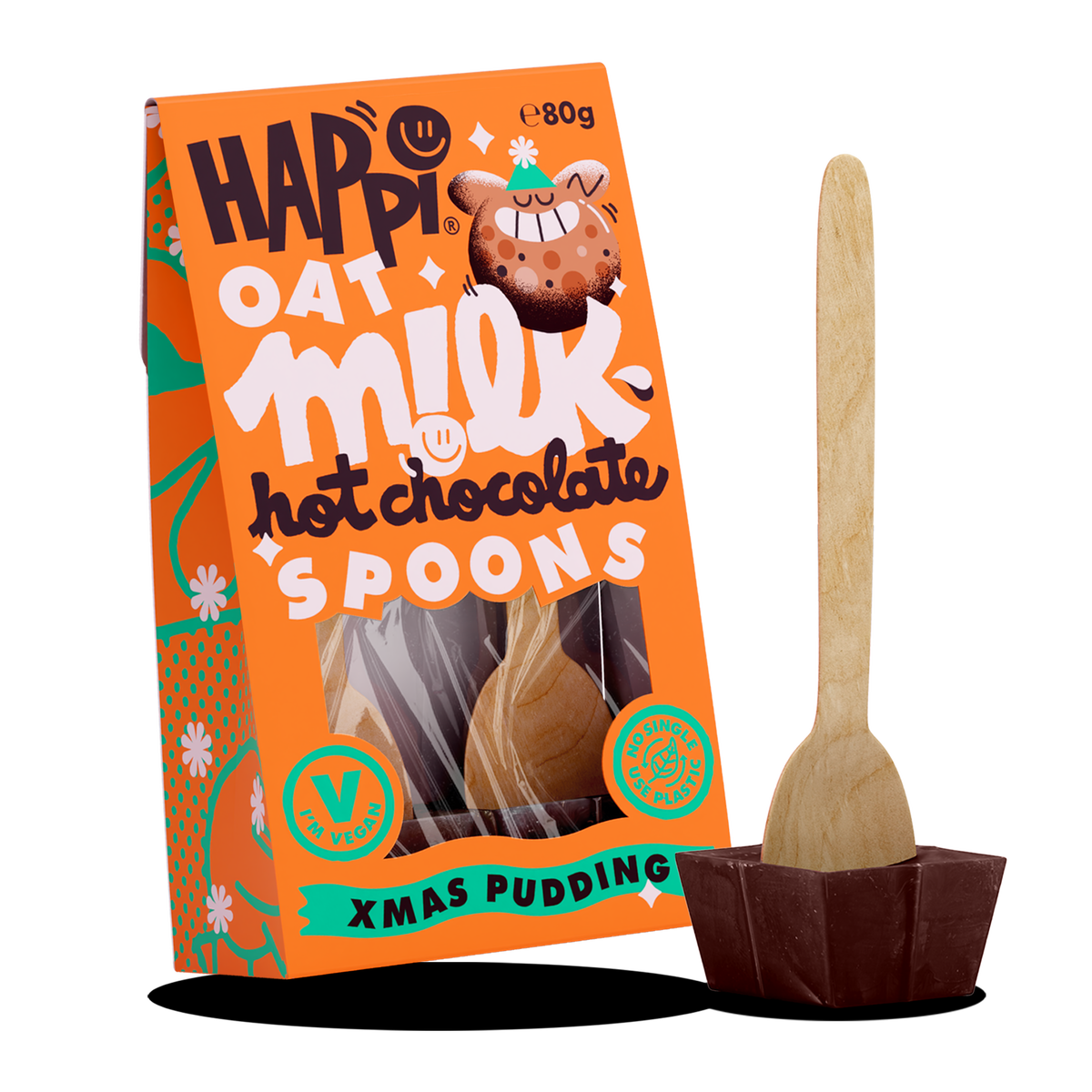 PRE-ORDER Happi Xmas Pudding Spoon twin pack SRP 12 x 80g